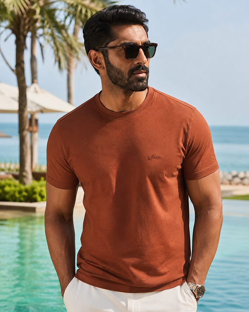 Men's Rust T-Shirt XXXL and XXXXL - Zello Pakistan