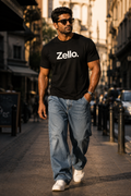 Men's Black Zello Logo T-Shirt XXXL and XXXXL - Zello Pakistan