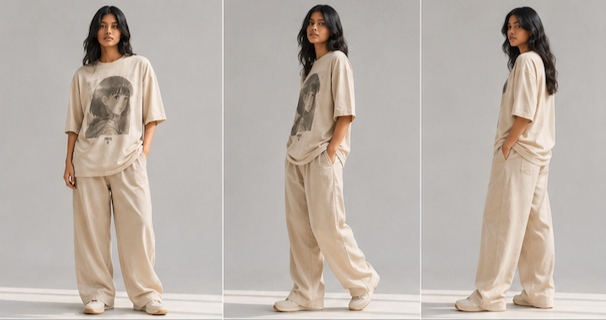 Women's Beige Anime 1995 T-Shirt XXXL - Front Detail