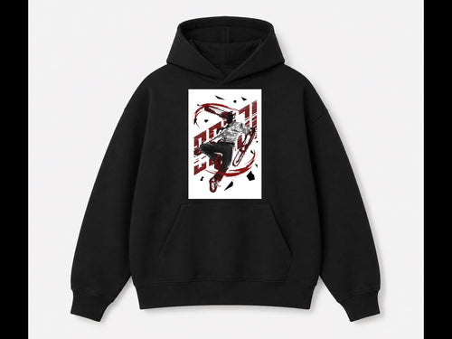Anime Hoodie Black