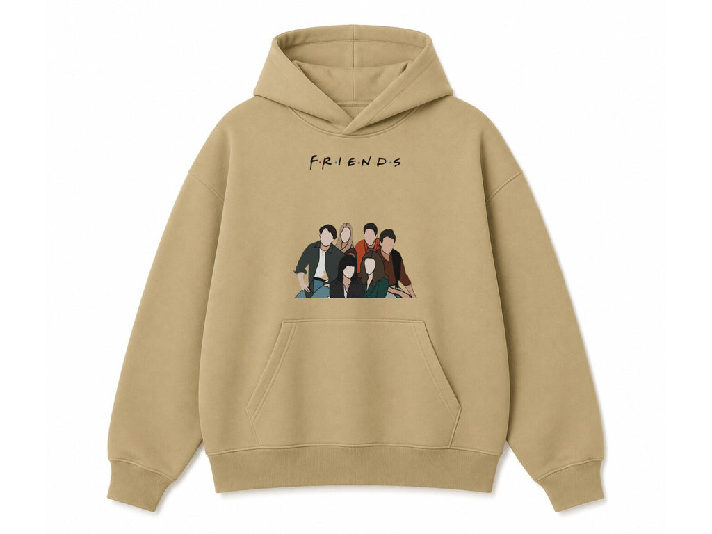 Friends Animated White Hoodie