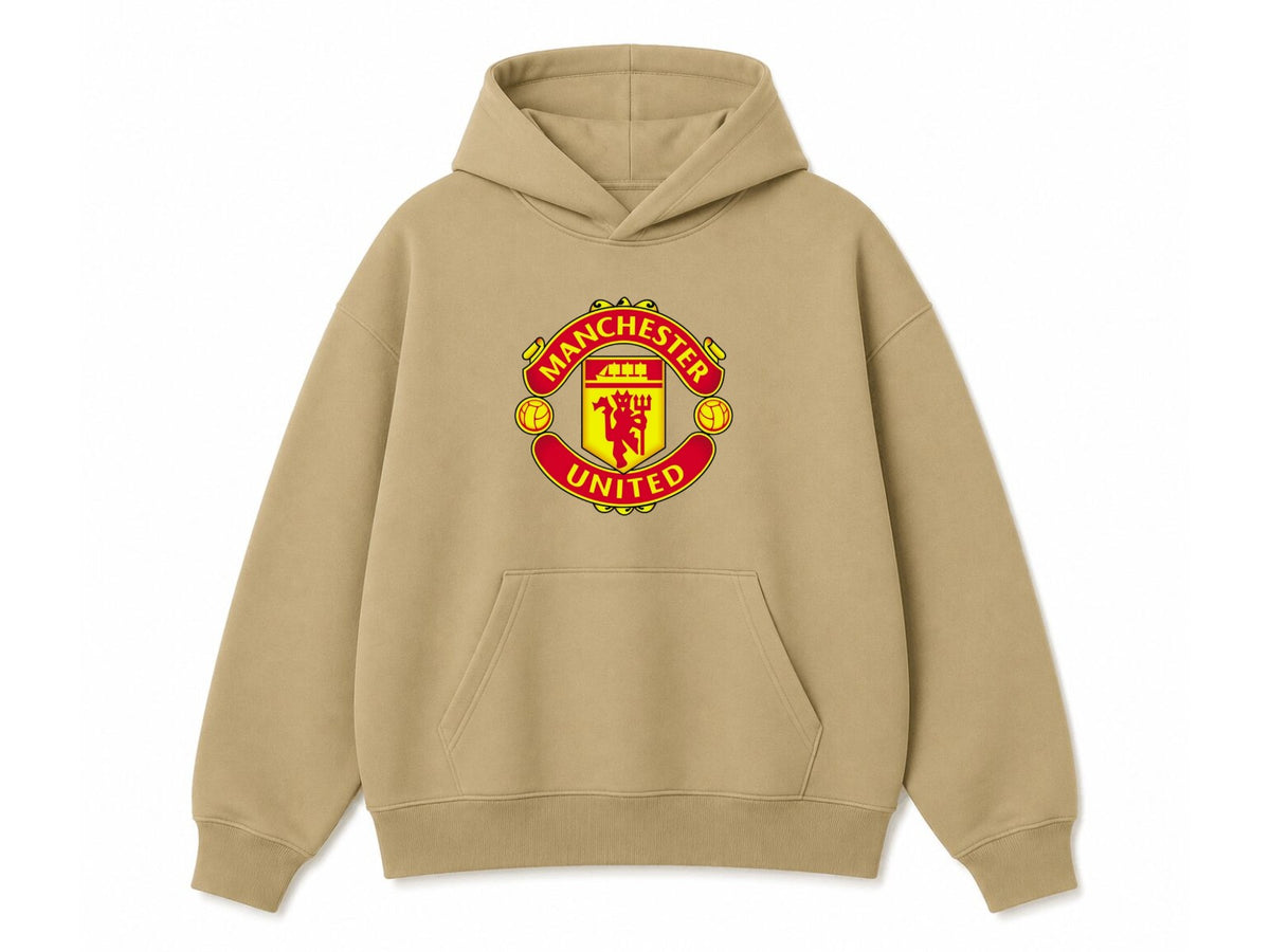 Man United Charcoal Grey Hoodie