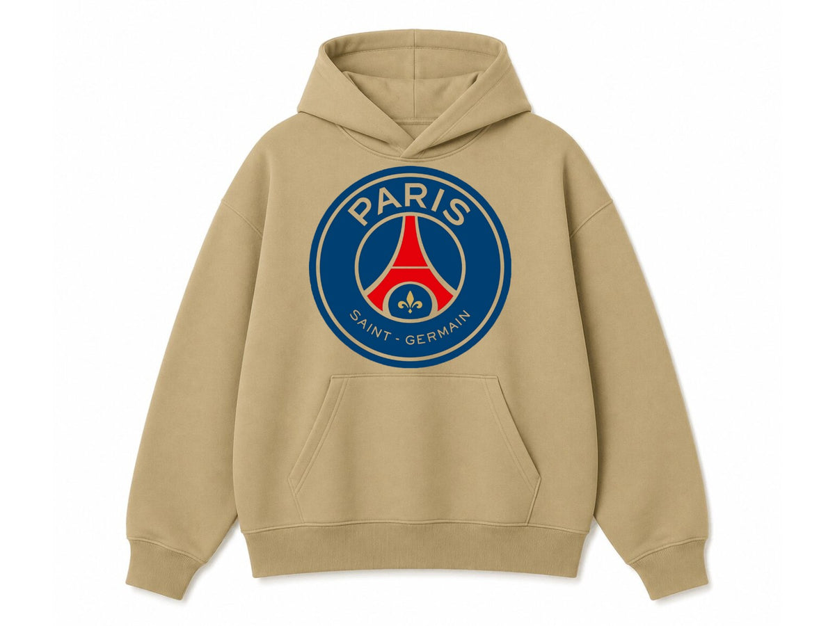 Paris Saint Germain Logo Hoodie White